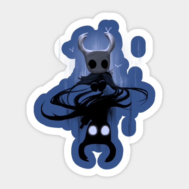 Hollow Knight Sticker by WOVENPIXLS